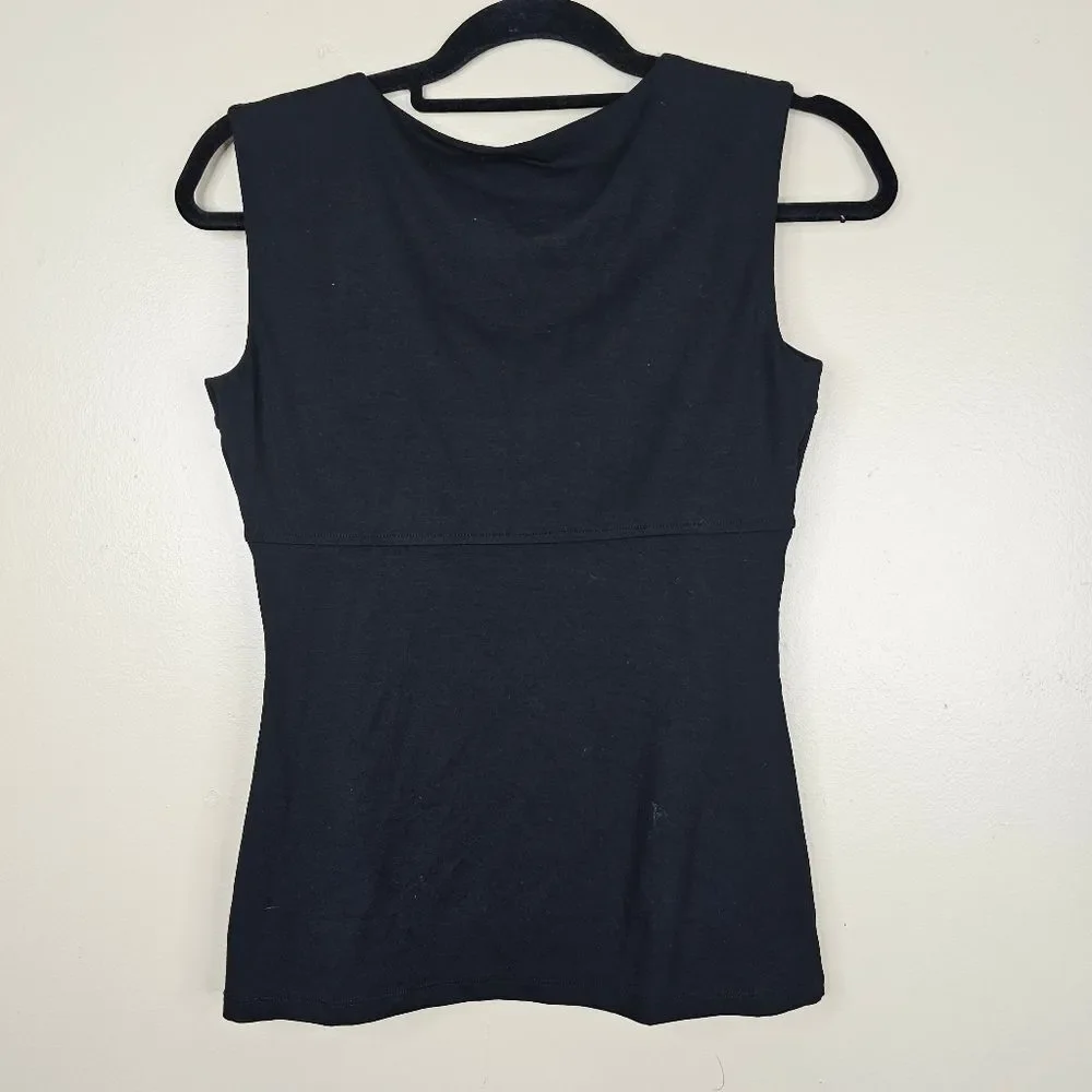 Caché black corset style blouse size S - Picture 4 of 6